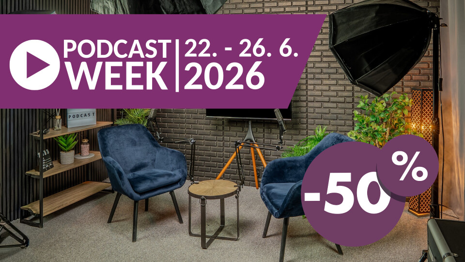Chcete natáčet vlastní podcast? Máme řešení!