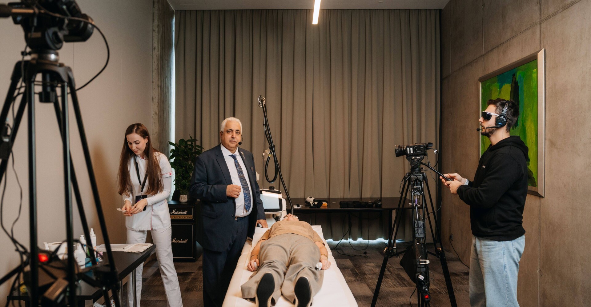 Live přenos laserového zákroku